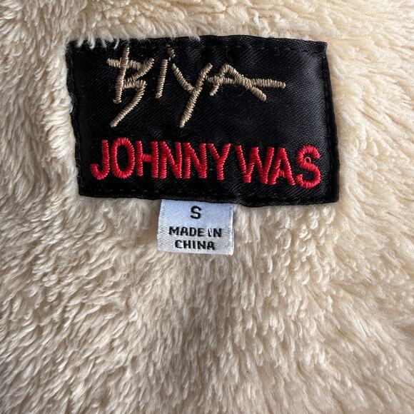 Johnny Was Ledona Sherpa jacket - B47121-6 - plush - cardigan - FLAWED - size S - Picture 12 of 12